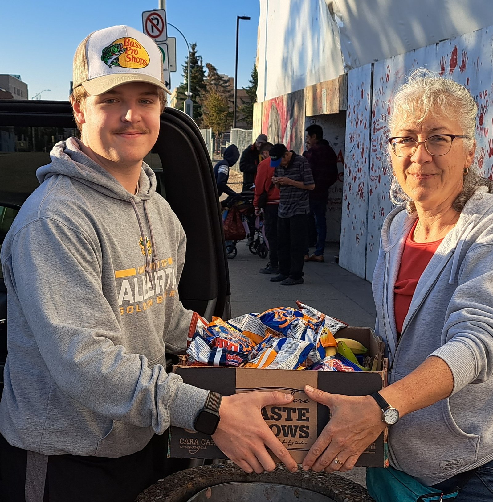 A team of volunteers